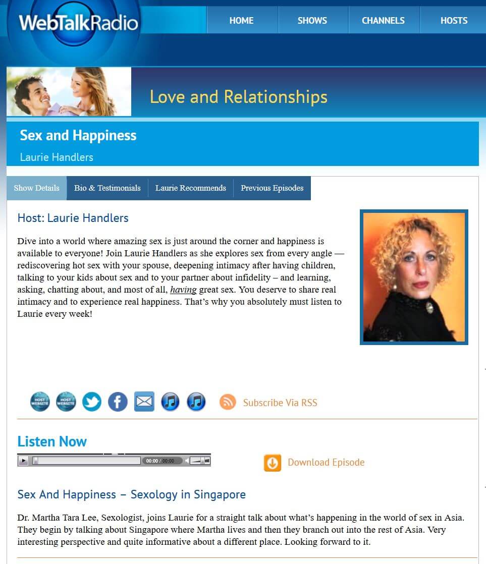Interview @ Sex and Happiness