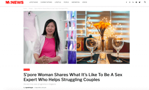 S’pore Woman Shares What It’s Like To Be A Sex Expert Who Helps Struggling Couples