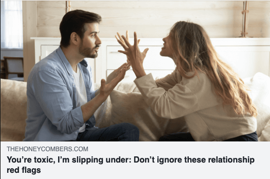 You’re toxic, I’m slipping under: Don’t ignore these relationship red flags