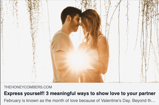 Express yourself! 3 meaningful ways to show love to your partner