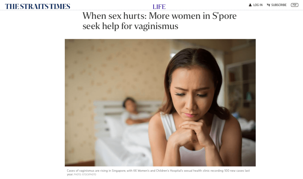 When sex hurts: More women in S'pore seek help for vaginismus