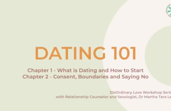 Dating 101 training for DisOrdinary Love Workshop Series