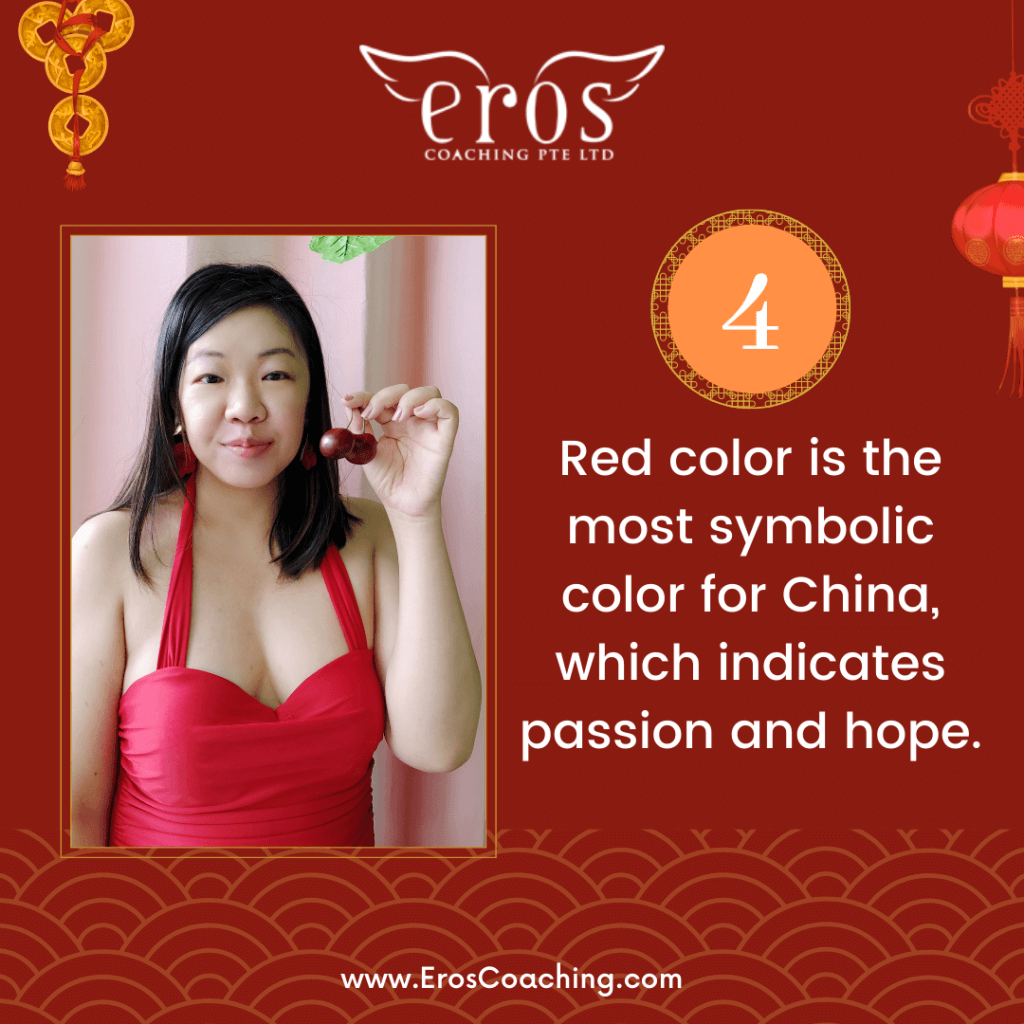 4. Red color is the most symbolic color for China, which indicates passion and hope.