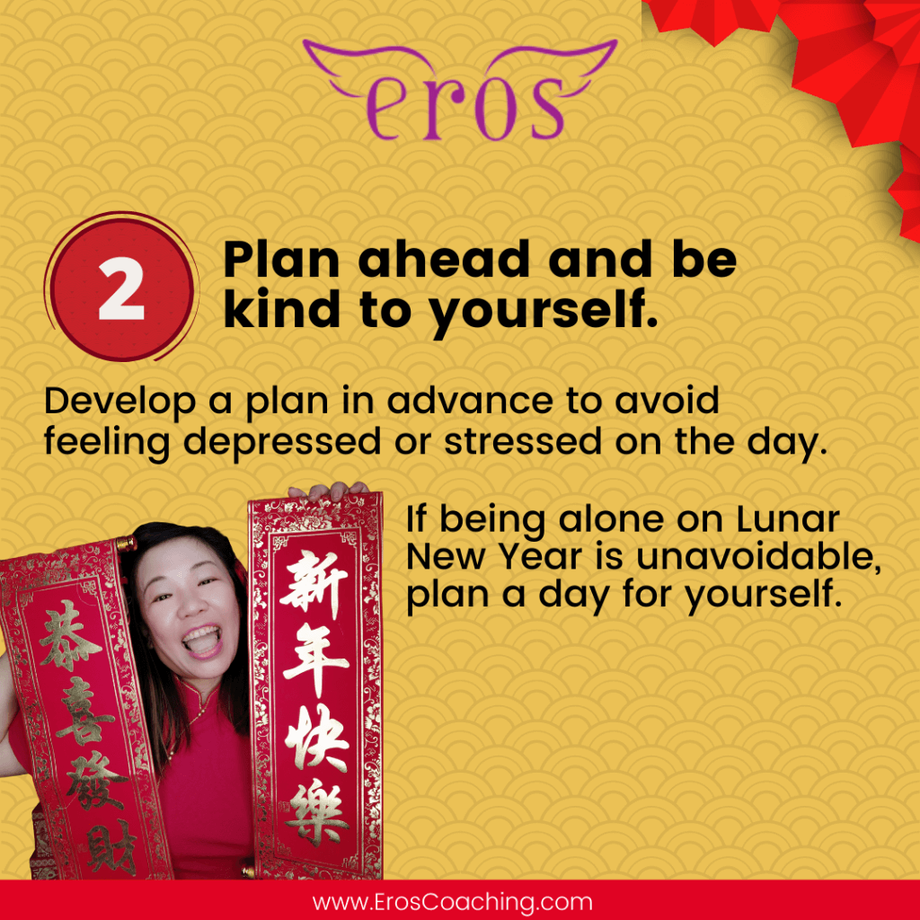2. Plan ahead and be kind to yourself.