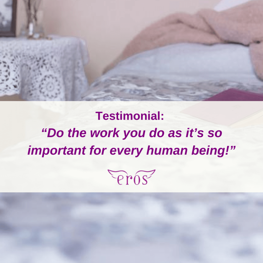 “Do the work you do as it’s so important for every human being!”