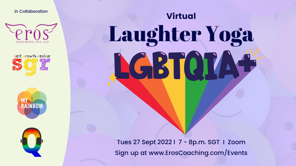Free Virtual Laughter Yoga - LGBTQIA+